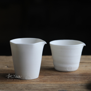 挑tea|玉质感白釉 公道杯公杯匀杯日式片口杯分茶器 桃山房断水佳