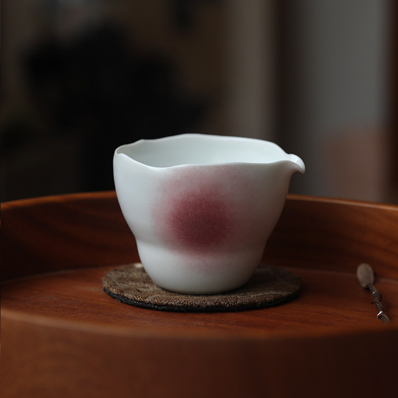 挑tea｜桃山房白子玉矽谷公道可爱匀杯断水好容积160ml左右纯手工