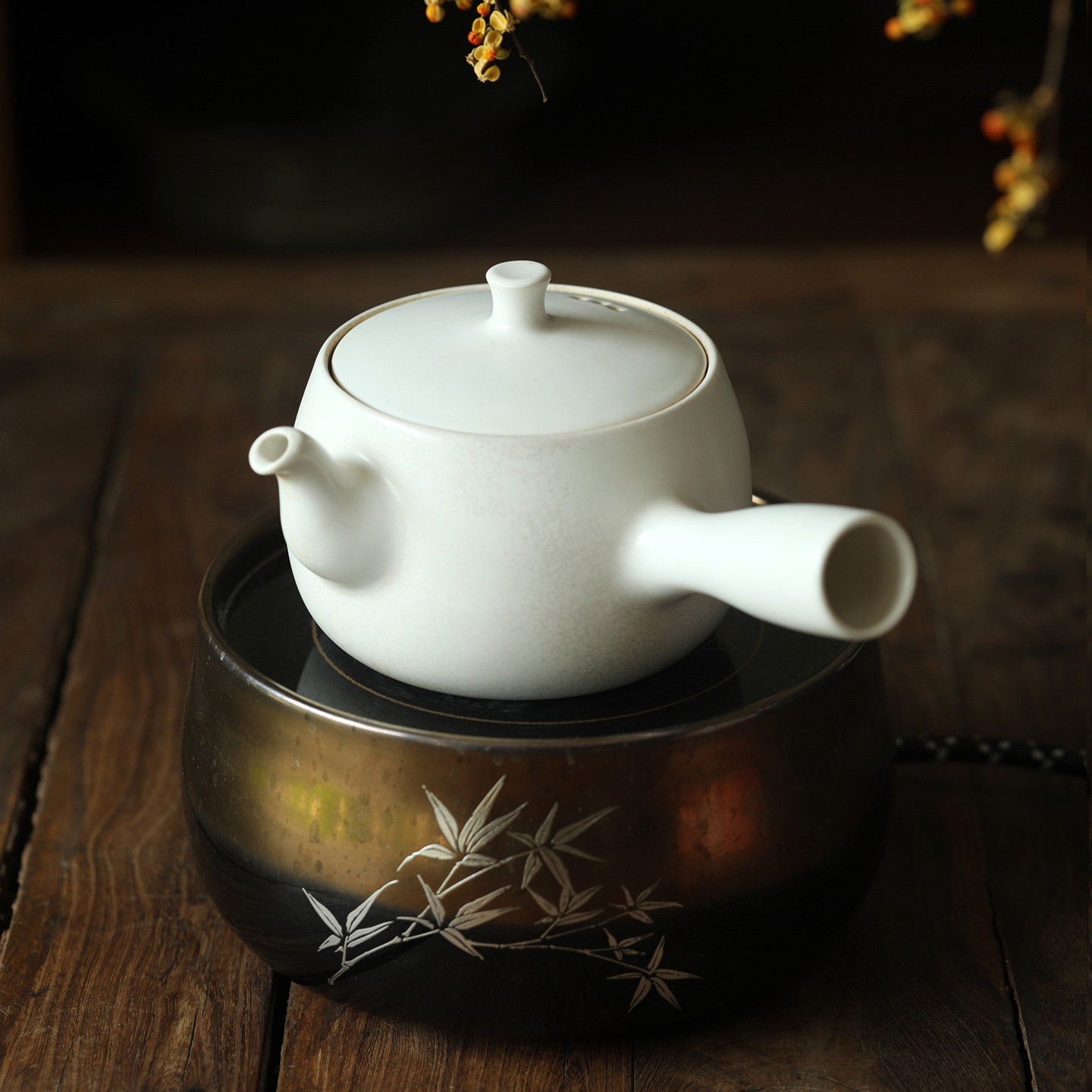 挑tea|每天用的煮茶壶 600ml隔热好拿带滤孔纯手工侧把急需壶煮水