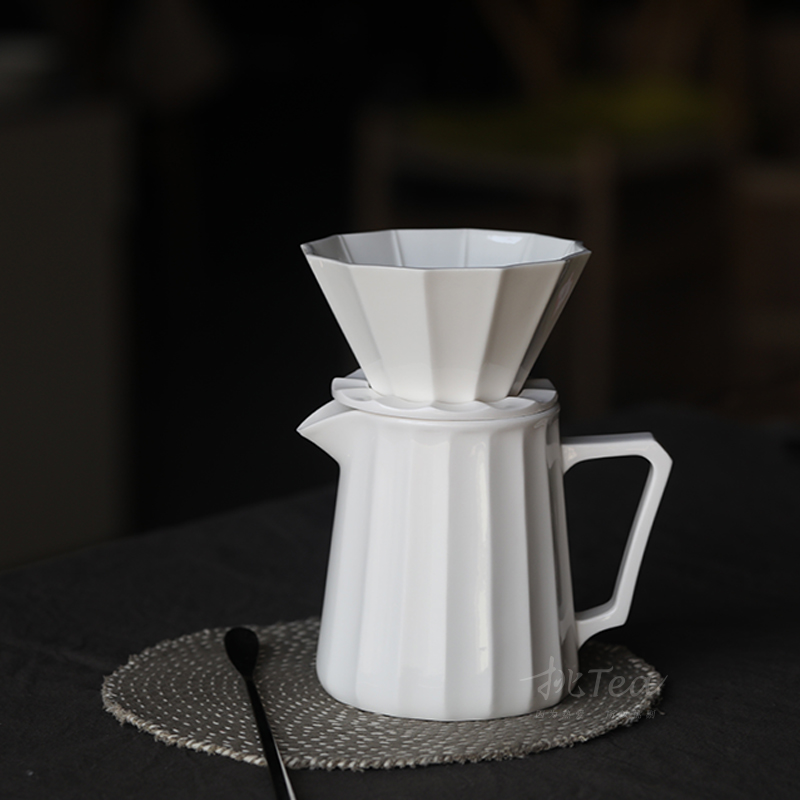 0分享景德镇陶瓷日式ins折纸滤杯