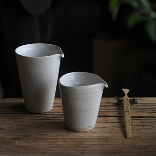 挑tea|桃山房高矮纯手工公道杯勻杯分茶器纯手工日式陶瓷茶具古