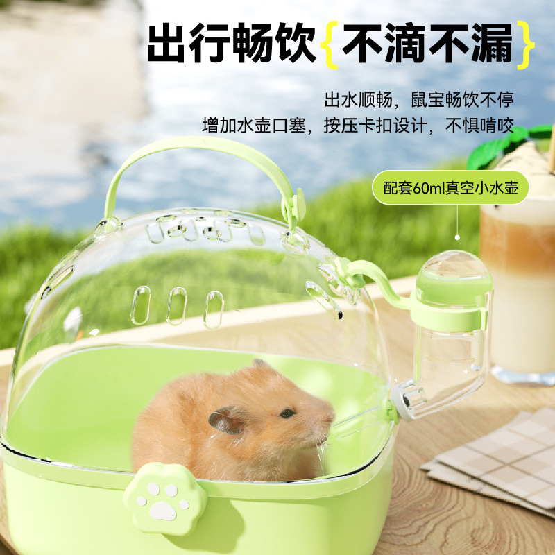 鹦鹉外出笼手提鸟笼透明户外虎皮牡丹玄凤专用便携鸟笼观赏展示笼