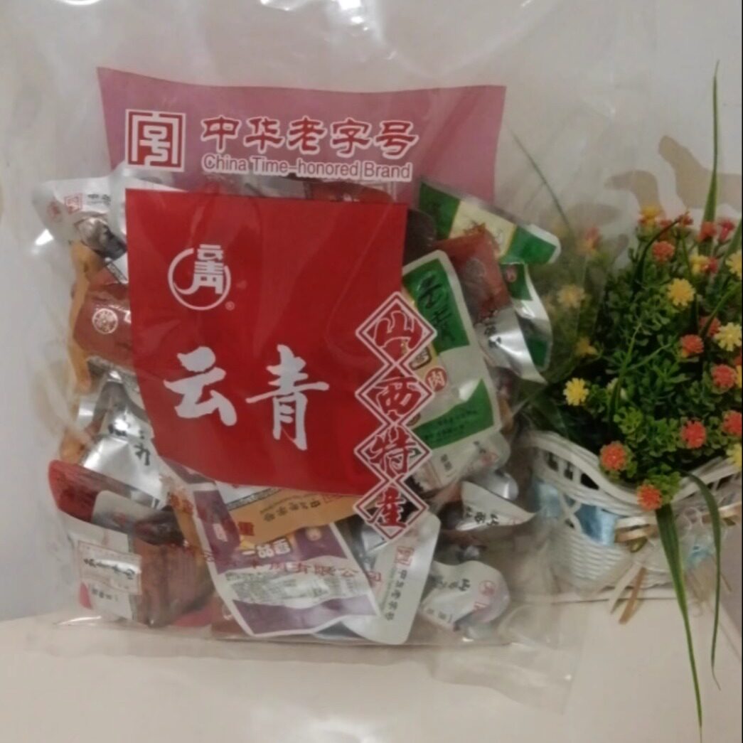 重500g平遥云青牛肉真空独立小包装开袋即食四种口味新鲜山西特产