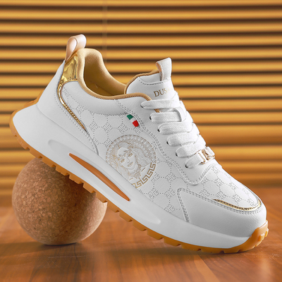 正品杜莎米娅秋冬新款全皮面轻奢手工鞋运动休闲鞋舒适潮流男女鞋