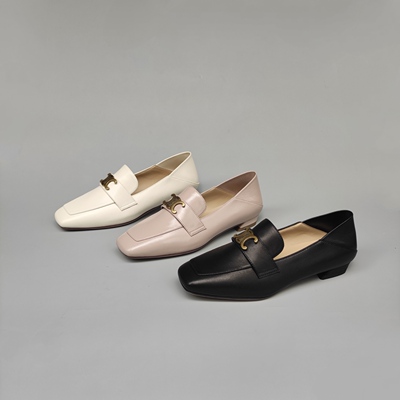 Federica Di Donato软到骨子里方头金属扣踩跟两穿穆勒鞋乐福鞋女