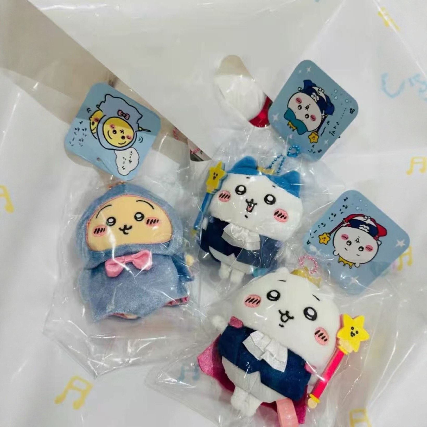 现货chiikawa吉伊卡哇生日系列小八乌萨奇小八吉伊毛绒公仔挂件