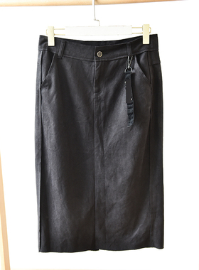 2024新款春秋开叉性感半身裙半身长裙AC556 B2-4