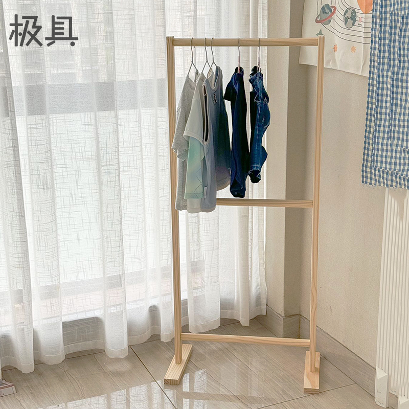 儿童落地幼儿园表演区挂衣架