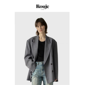 春秋休闲韩版 设计小众西服上衣 Life西装 外套女新款 现货 Rouje