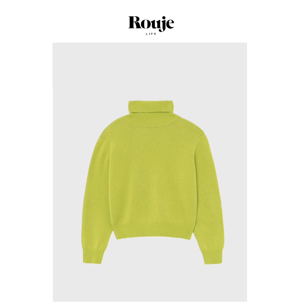 【现货】Rouje Life毛衣韩系简约高级百搭纯色羊绒羊毛针织衫长袖