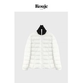 白色轻薄羽绒服外套宽松保暖白鸭绒 Life裴秀智同款 现货 Rouje
