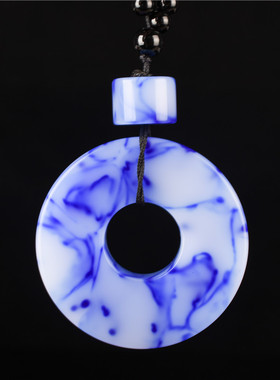 天然平安扣挂件吊坠新疆和田玉