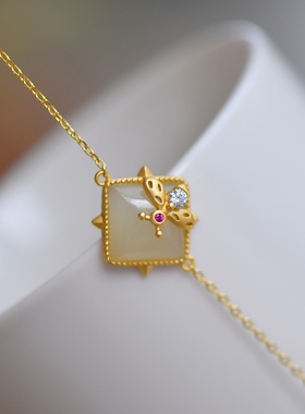 方形手链手链手环和田玉白玉