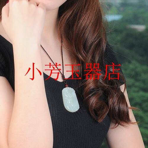 和田玉新疆白玉十二生肖吊坠鼠牛虎兔龙马羊鸡狗属相玉石项链玉佩