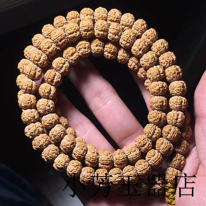 精选小金刚菩提子颗梅花桩盘龙纹双龙飞碟鬼脸爆肉蜂窝项串佛珠串