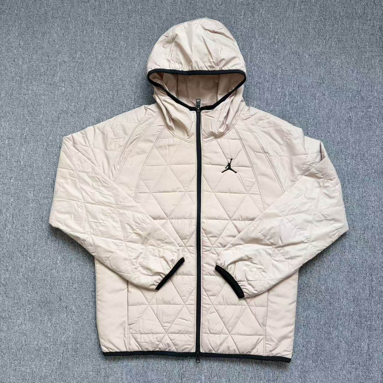 Nike耐克 JORDAN男运动连帽薄棉服夹克外套FD2638-244