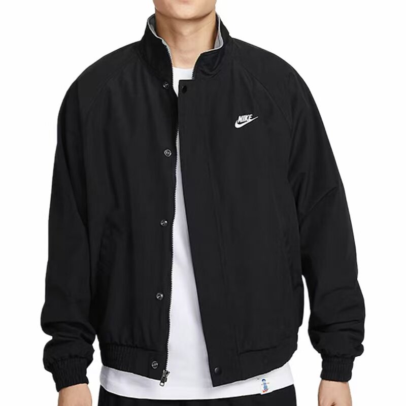 Nike/耐克新款男子运动休闲梭织立领摇粒绒里料夹克外套 FZ0657