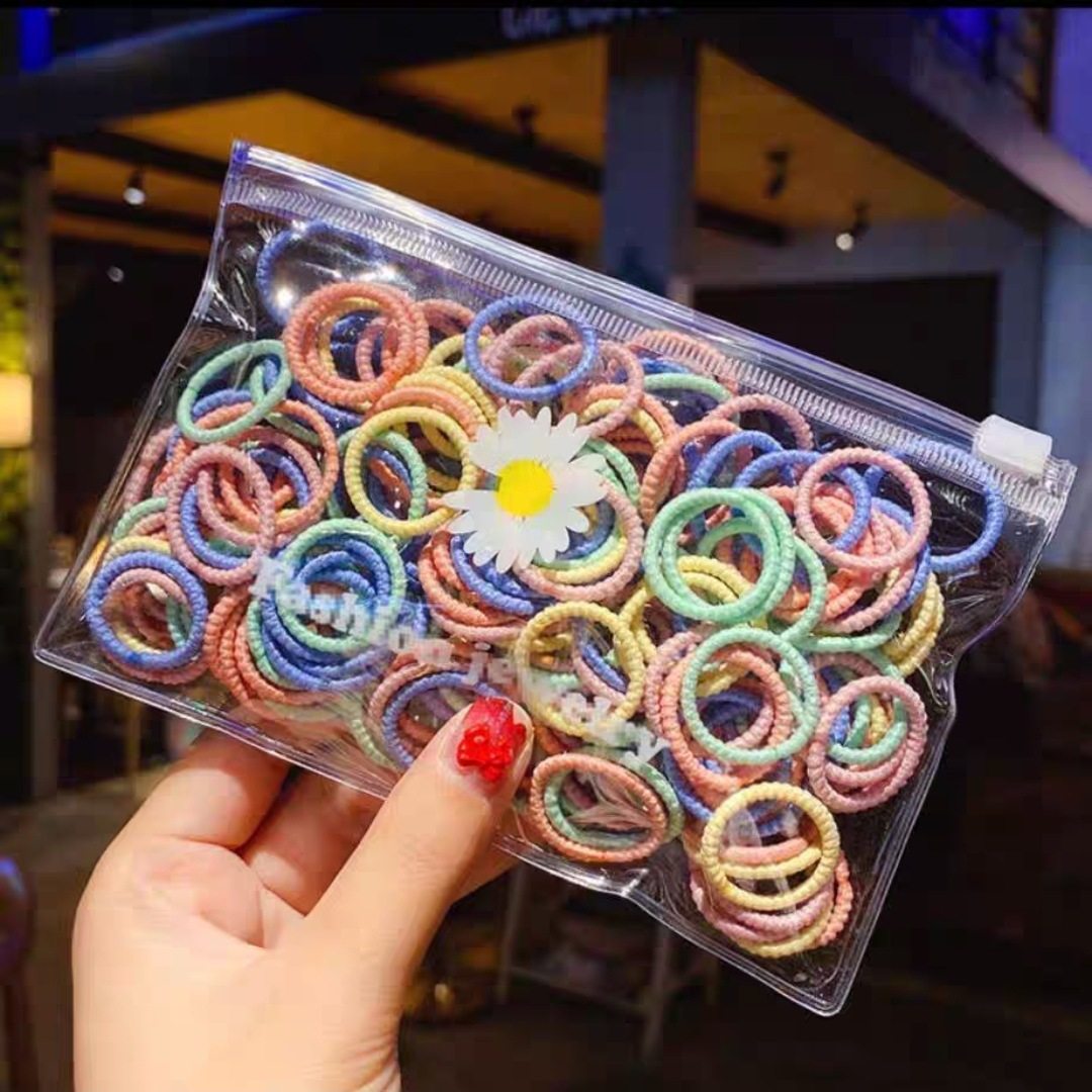 儿童皮筋不伤发女童头绳高颜值宝宝发圈女扎头发橡皮筋小女孩头饰