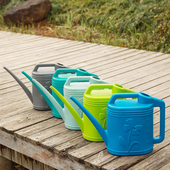 大容量塑料洒水壶家用浇花壶施肥壶淋花浇水神器4升加厚洒水壶