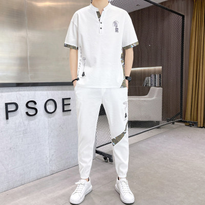 中国风新款夏天休闲运动套装