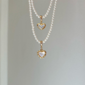 That 可拆卸万能扣DIY项链吊坠自由搭配 简约小爱心百搭时尚