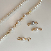 气质新款 That 短款 珍珠项链延长链双头扣可拆卸DIY神器时尚