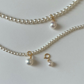 That 天然淡水珍珠可拆卸吊坠万能吊坠珍珠项链吊坠气质款