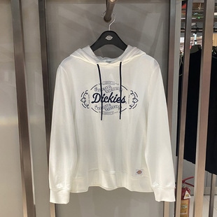 商场同款 Dickies logo字母图案印花卫衣 女春秋上衣9503