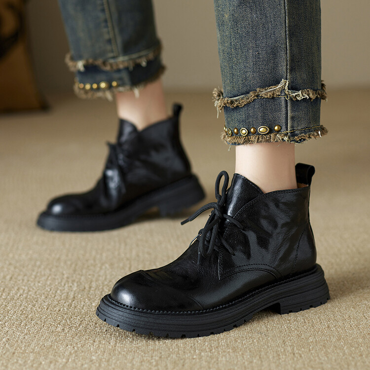 2025春季新款复古风马丁靴