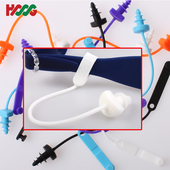 防耳朵进水 游泳防水耳塞可配各种泳镜防丢失通用 HOOG 蝴格韩国