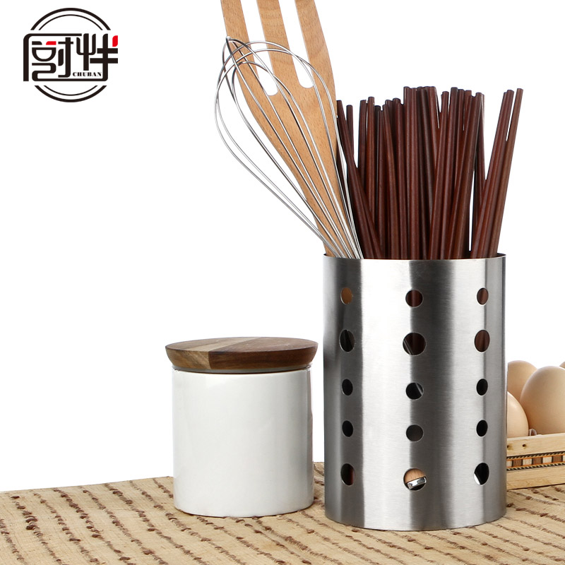 加厚不锈钢厨房置物架筷子笼