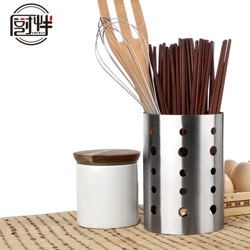 加厚不锈钢厨房置物架筷子笼