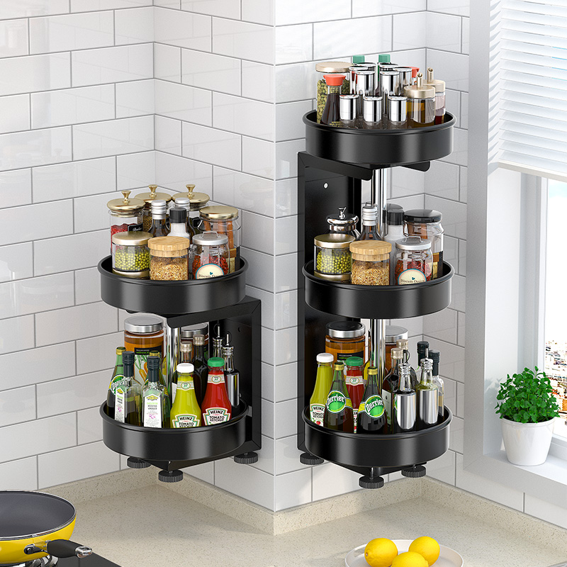 厨房调料置物架旋转台