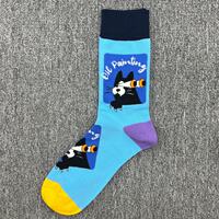 happysocks Men's Happy Dopamine mid-calf socks Colorful plus-size socks Year of the Horse Cartoon Street Fashion socks thumbnail 2