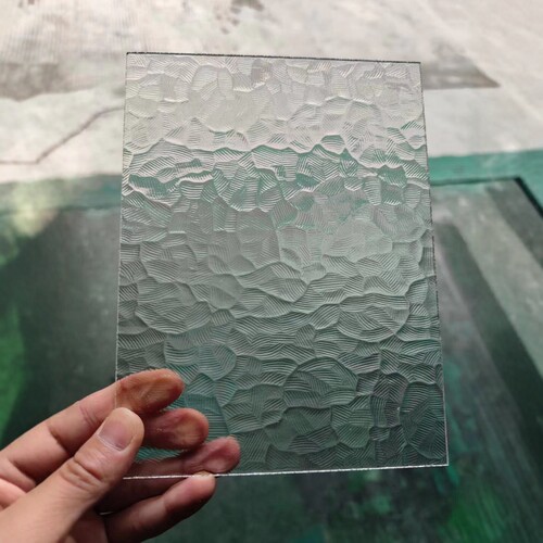 贝壳纹有机玻璃板复古隔断塑料板粗条纹石头纹亚克力板海棠花定制