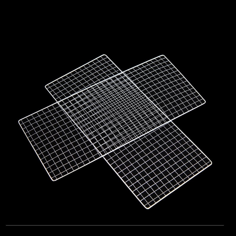 烧烤网不锈钢烤网架小方格铁丝网格烤肉网大号烤网工具烧烤炉网片