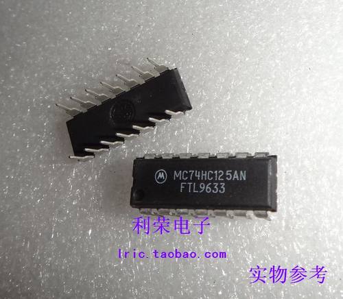 MC74HC125AN  SN74HC125N  MM74HC125N  HD74HC125P  原装现货