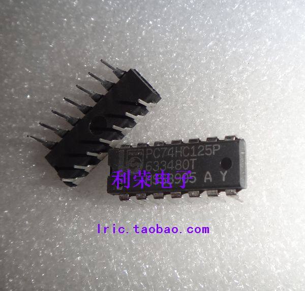PC74HC125P HD74HC125P   MM74HC125N   全新原装