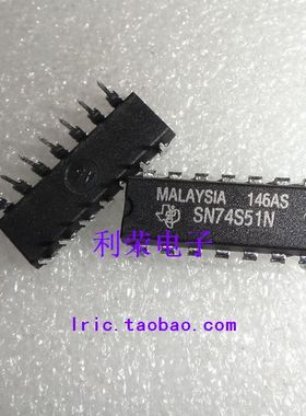 SN74S51N    DM74S51N   SN74LS51N    DIP14    原装现货