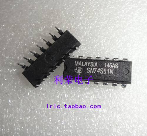 SN74S51N    DM74S51N   SN74LS51N    DIP14    原装现货