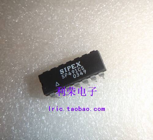 SP491CS  SP491ES  DIP14 全双工RS-485收发器 现货
