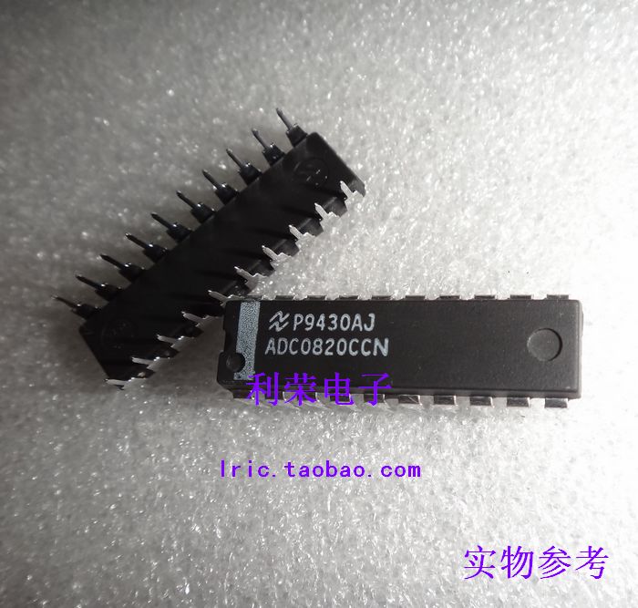 进口ADC0820BCN  ADC0820CCN  DIP20 高速8位A/D转换器 现货