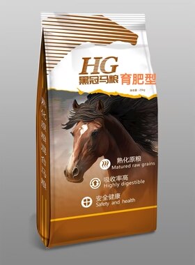 育肥增膘马粮饲料长肉快毛色油亮