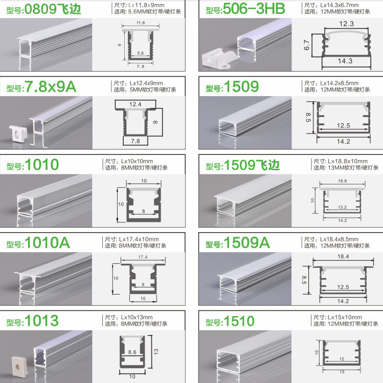 明装铝合金灯槽暗装嵌入式线性灯橱柜衣柜酒柜线形灯铝槽线性灯,家装灯饰光源,灯具配件,淘宝优惠券,粉丝福利购,淘宝优惠卷