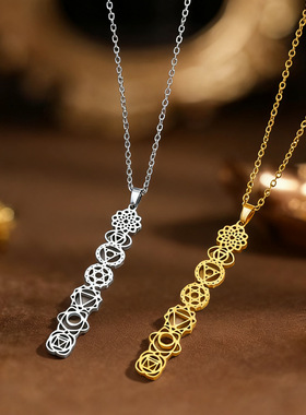 Ms stainless steel pendant fringe line collarbone chain