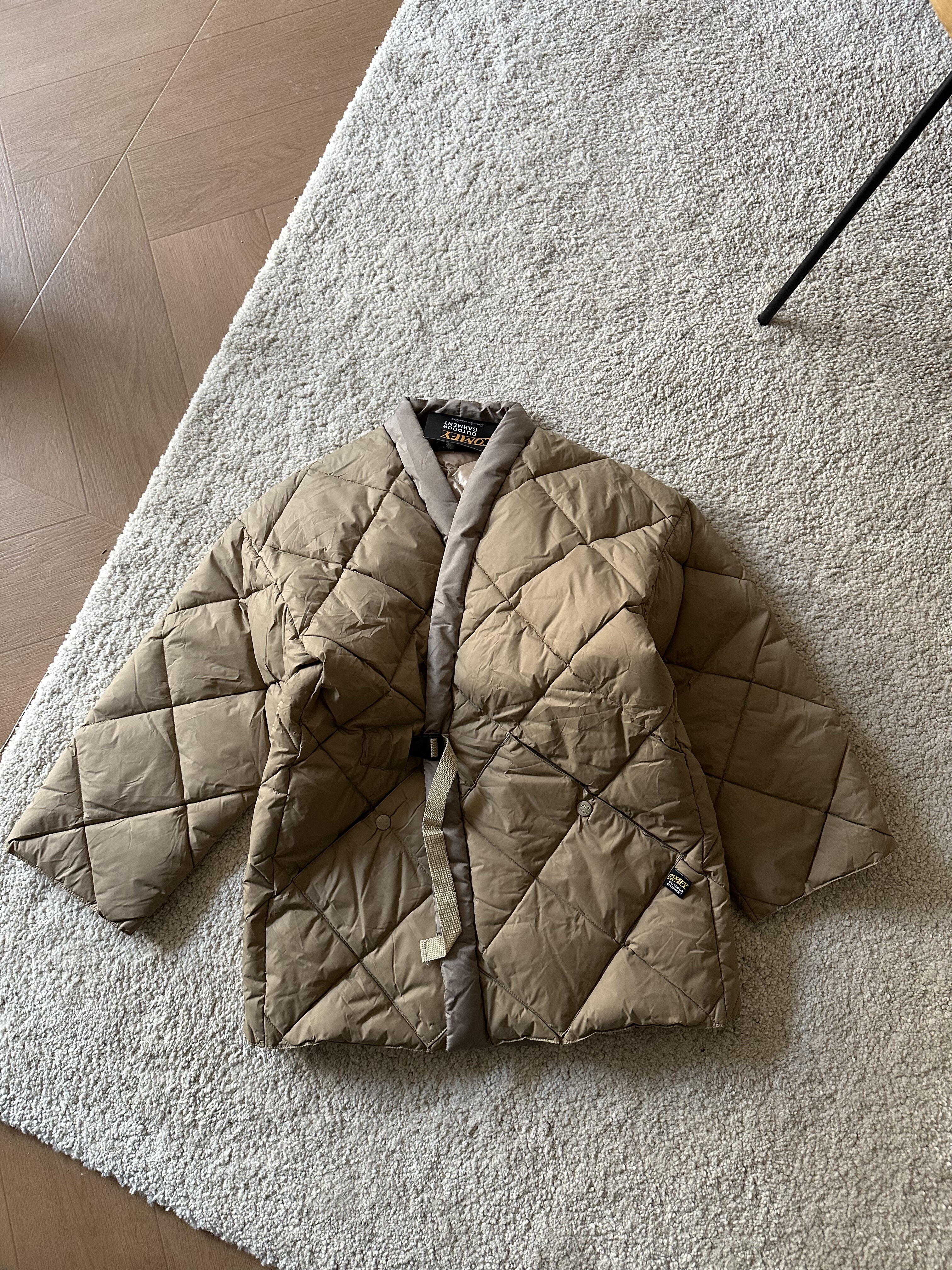 孤品 CMF 复古日系道袍 九分袖 男女同款休闲百搭保暖羽绒服外套