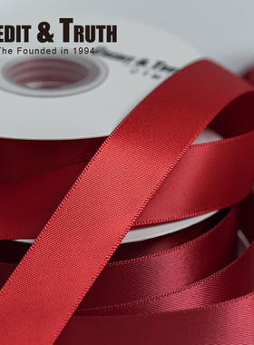 2cm双面涤纶带加密高档红丝带涤纶织带鲜花包装礼物手工diy彩带