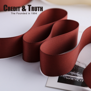 2.5cm螺纹带精品加密罗纹涤纶带包边花艺蝴蝶结装 丝带91米 饰