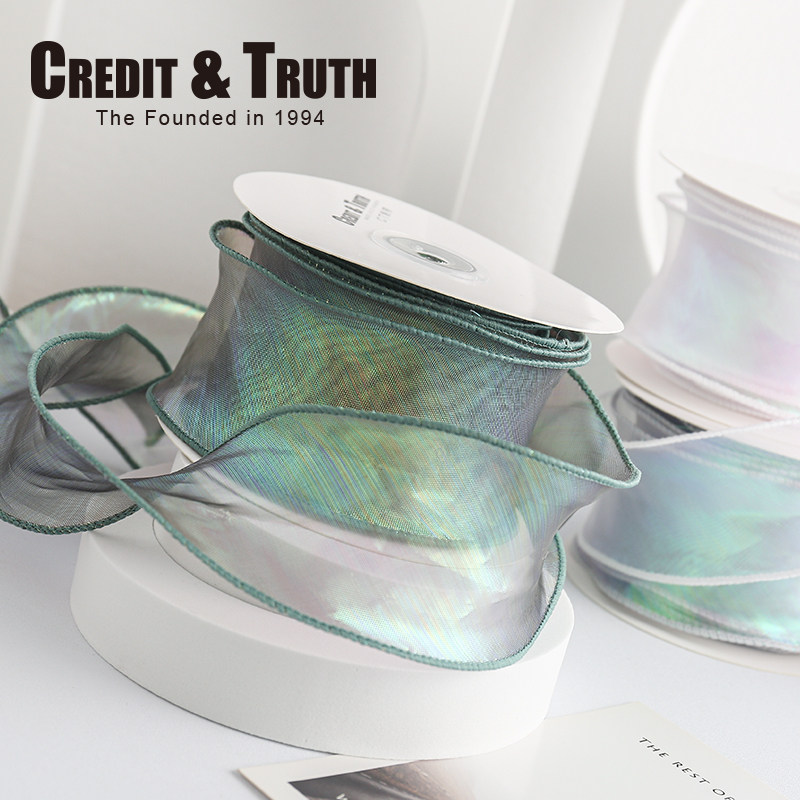 6cm极光幻彩丝带ct制带