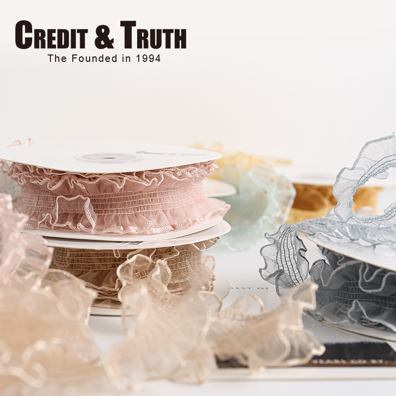 3cm精品弹力彩带Credit&Truth